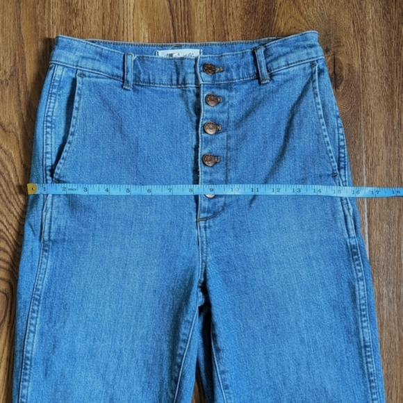 MADEWELL Tapered Jeans: Button Front Edition Size 26 EUC - Picture 14 of 16